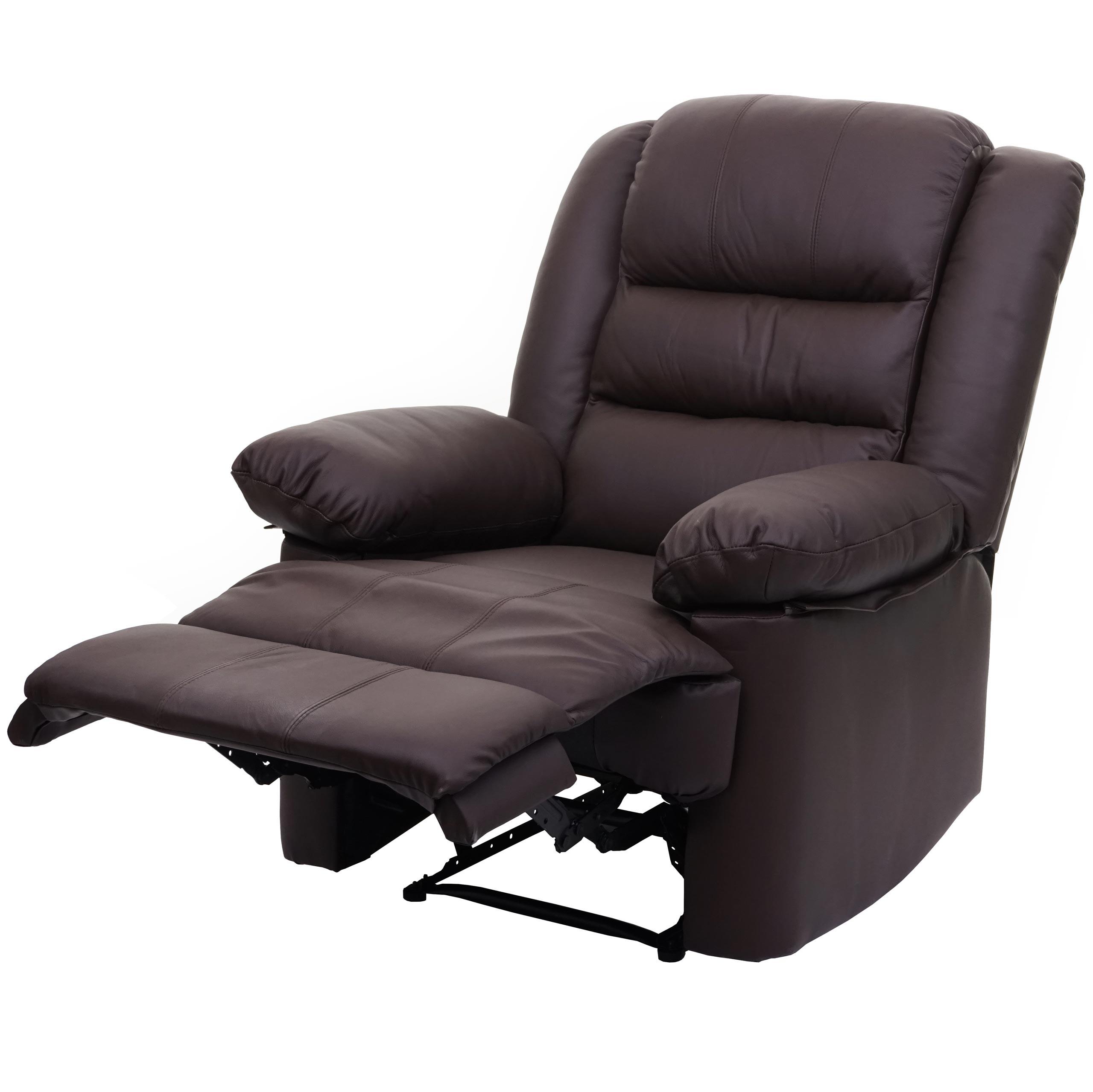 RELAXSESSEL Braun - Braun, Leder (87/101/150cm) - MCW