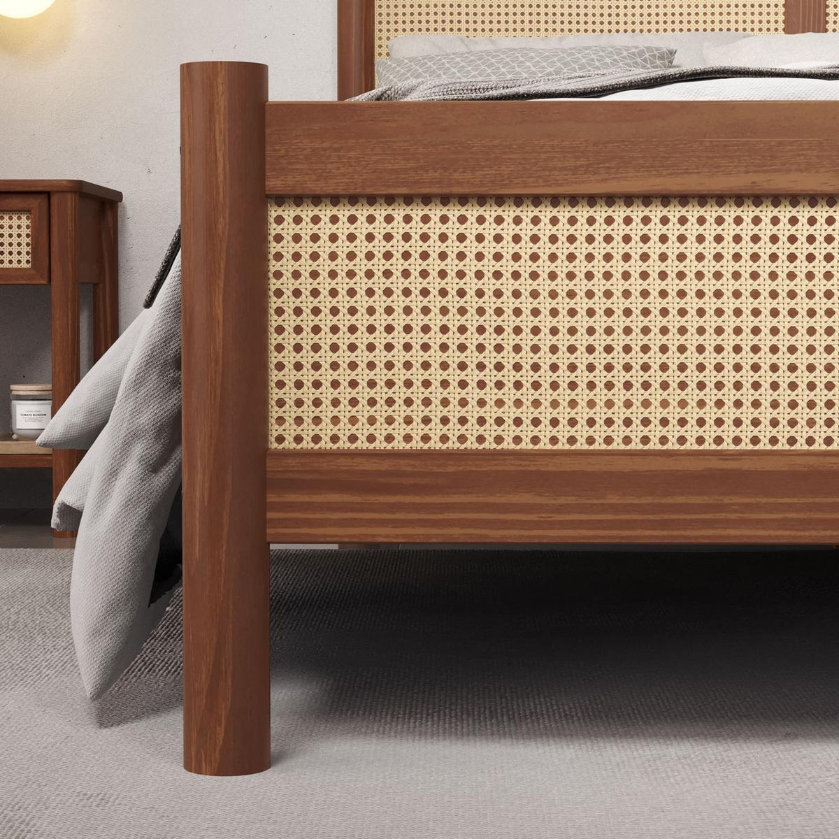 MASSIVHOLZBETT CEFIRA 140x200 cm Kastanie - Kastanienfarben, Holz (140/200cm) - IDIMEX