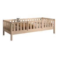 TAGESBETT Kapua 90x200 mit Rausfallschutz Kiefer Massivholz Natur - Kieferfarben, Holz (90/200cm) - 58aufmkessel