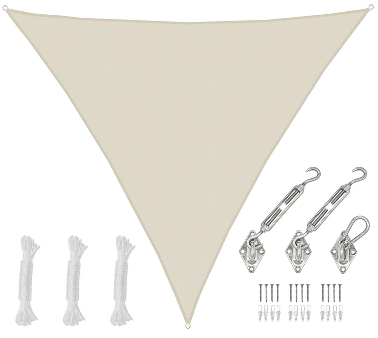 SONNENSEGEL Wasserdicht 700 cm Beige - Beige, Kunststoff (700/700cm) - Amanka
