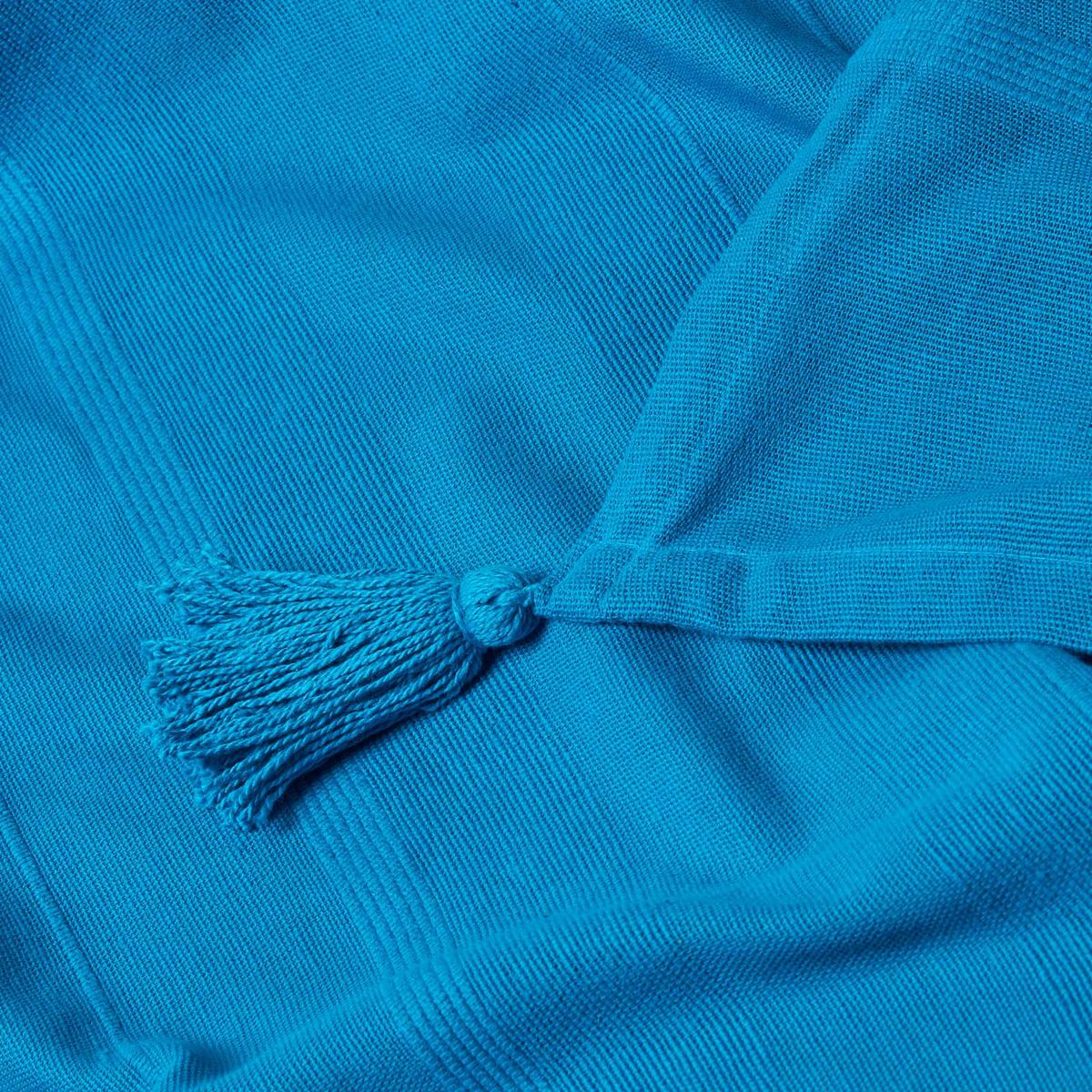 ÜBERWURF Rajput 225/255 cm, 100% Baumwolle - Petrol, Textil (225/255cm) - Homescapes