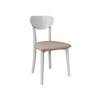 ESSZIMMERSTUHL Hugo VII - Beige/Weiß, Holz/Textil (47/86/48cm) - MIRJAN24