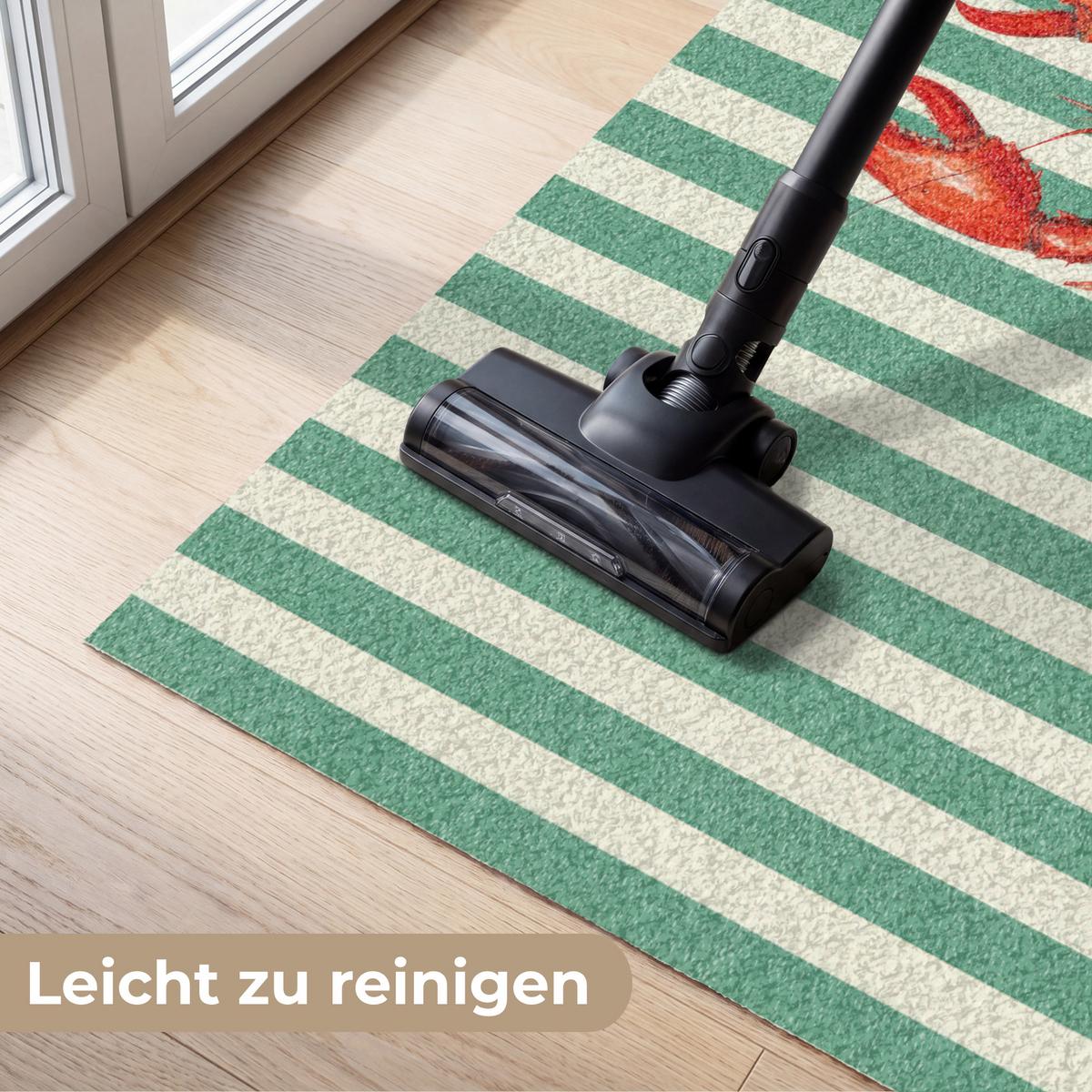 FUSSMATTE Krebs - Streifen - Realistisch - Sommerlich Schmutzmatte 150x90 cm - Multicolor, Kunststoff (150/0.4cm) - MuchoWow