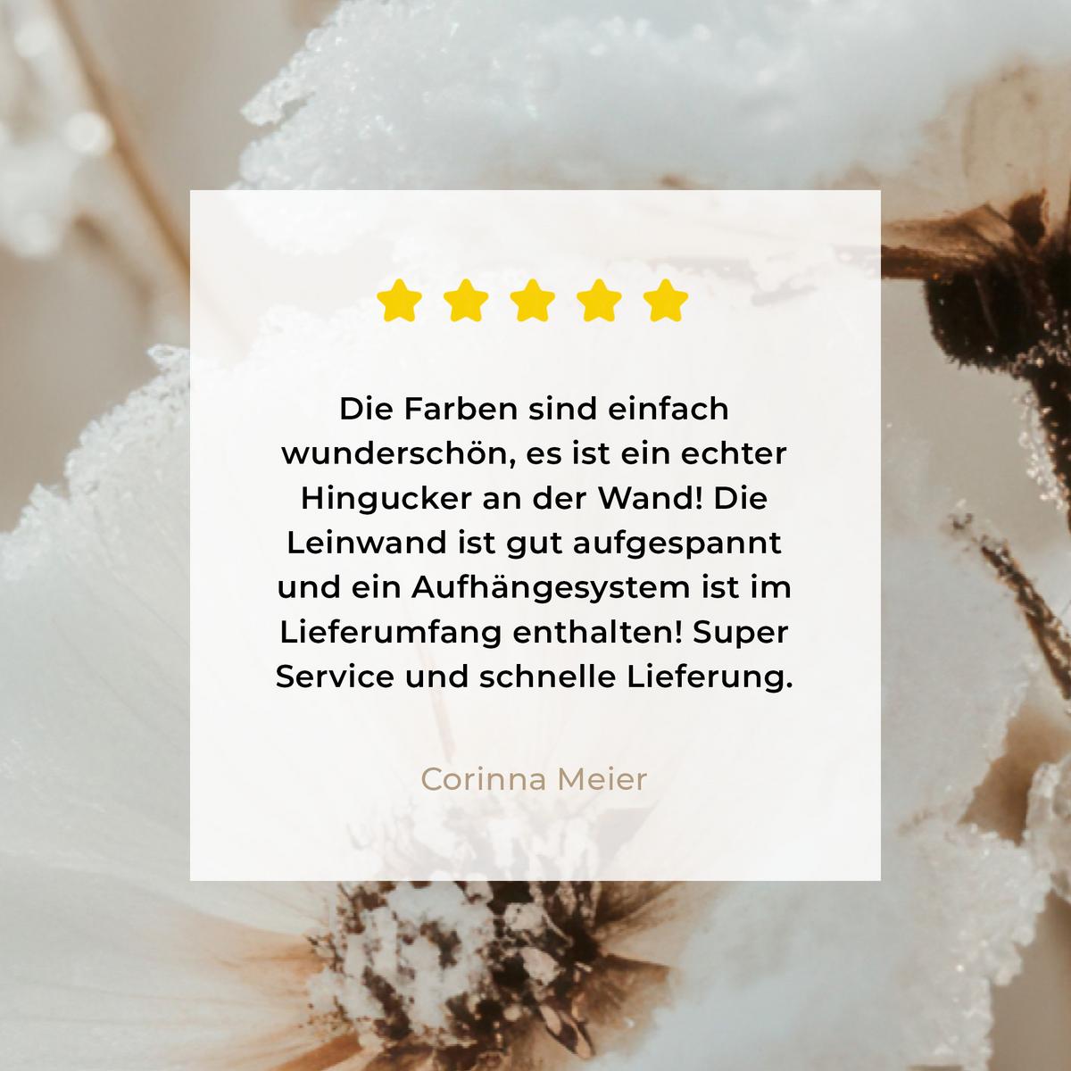 LEINWANDBILD Blumen - Winter - Weiß - Schnee - Beige Deko Schlafzimmer 30x20 cm - Creme, Textil (30/20cm) - MuchoWow