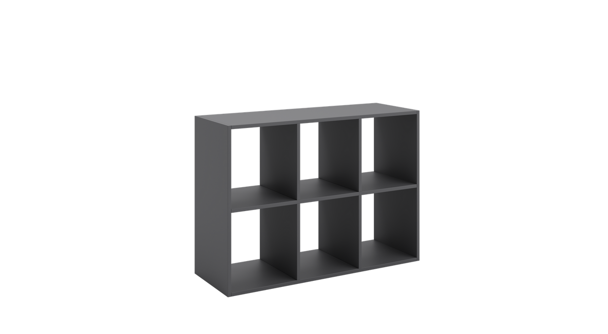 BÜCHERREGAL Loni - Grau, Holzwerkstoff (120/80/38cm) - RAUMHIRSCH FURNITURE