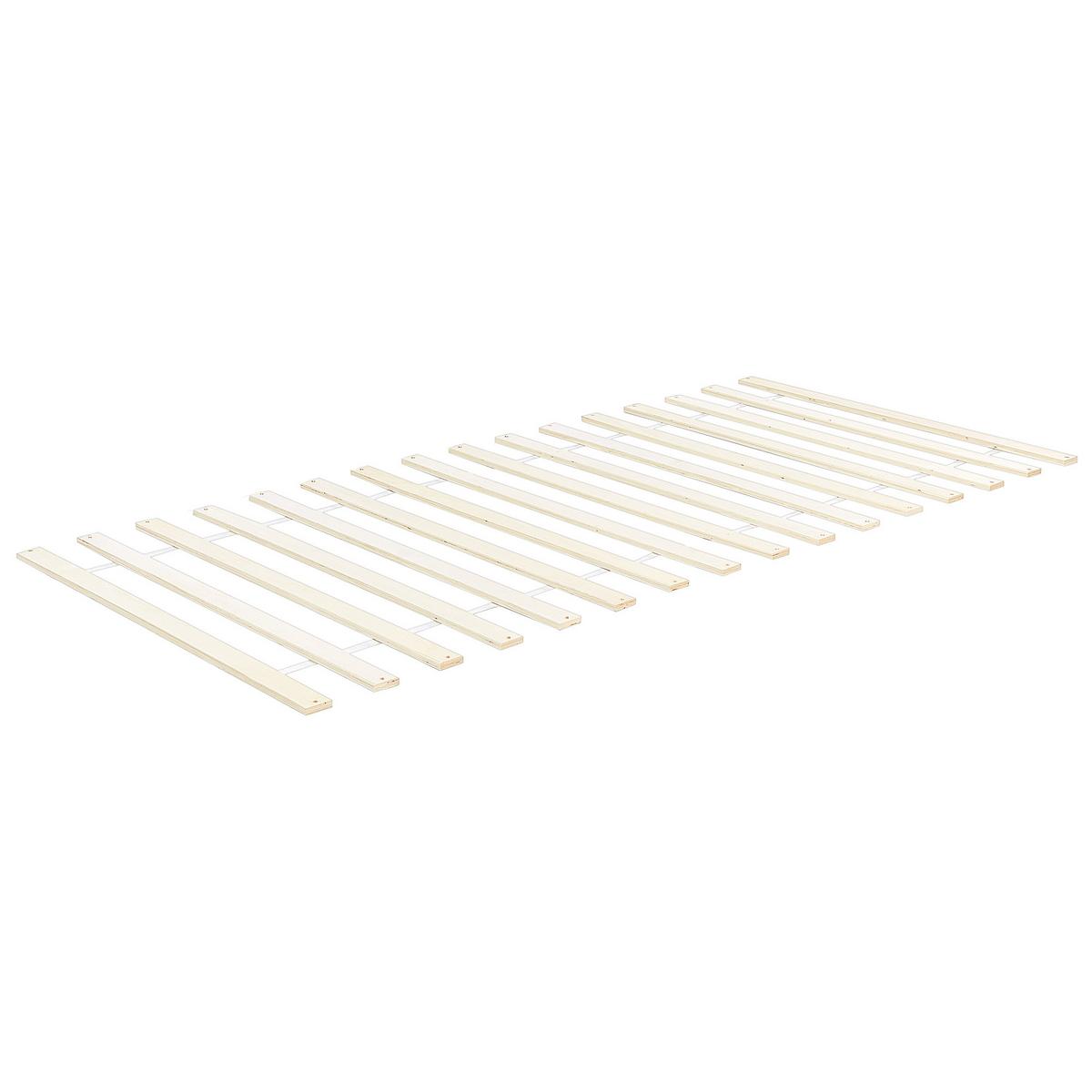 BETT mit Lattenrost 90/200 Kiefernholz Hellbraun Echallon - Hellbraun/Braun, Holz (90/200cm) - Beliani