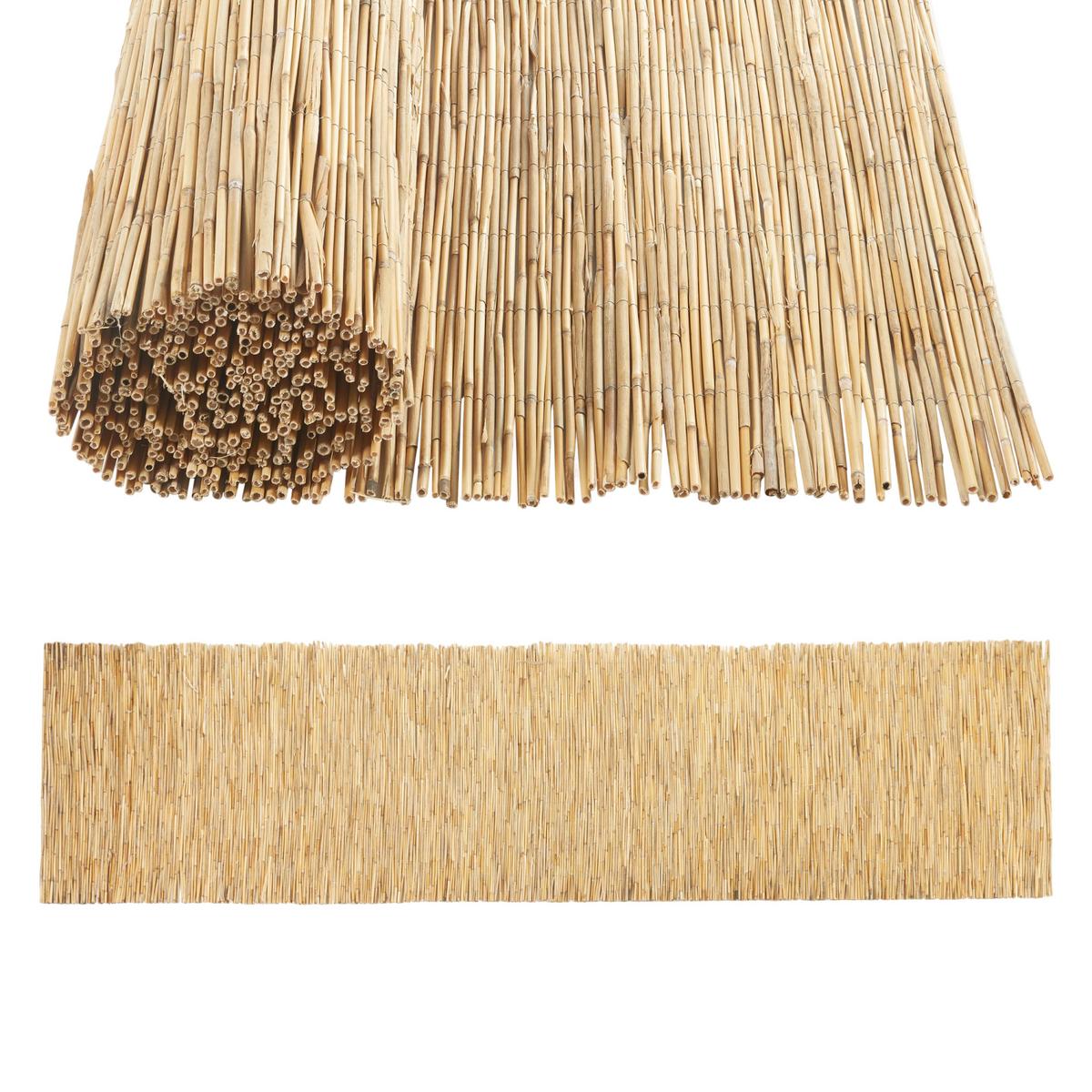 SCHILFZAUN Abbateggio - Naturfarben, Naturmaterialen (100/0.6cm) - casa.pro