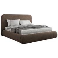 POLSTERBETT BENEA CLASSIC 140/200 - Braun Velvet - Multipocket-Matratze - Braun, Textil (140/200cm) - MKS
