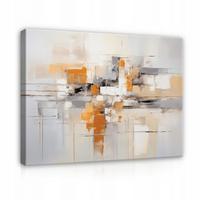 LEINWANDBILD Abstrakt Loft 60x40 - Multicolor, Holzwerkstoff (60/40cm) - Wallarena