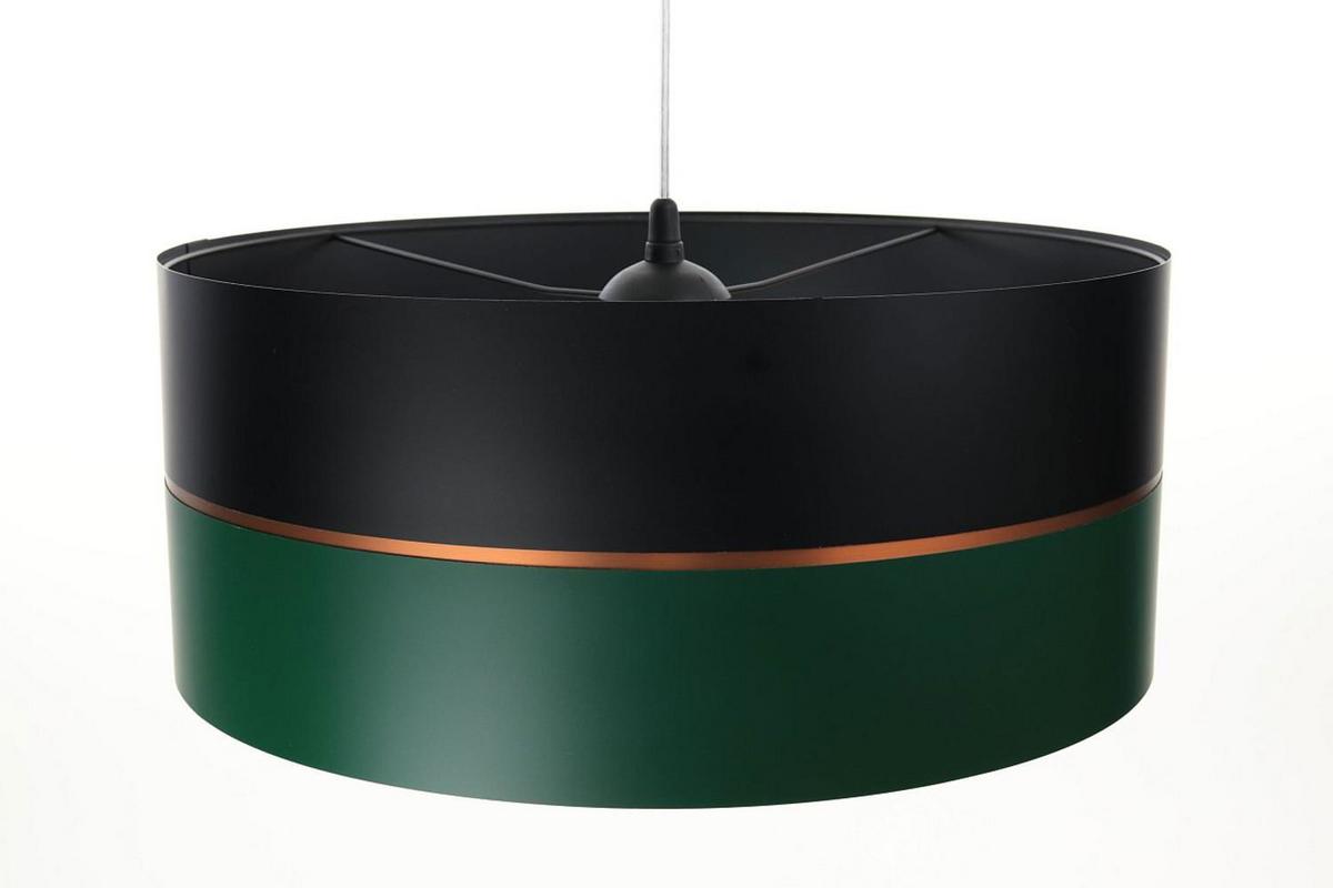 HÄNGELEUCHTE Grün 50/21 cm - Schwarz/Grün, Kunststoff (50/0.8/21cm) - ONZENO