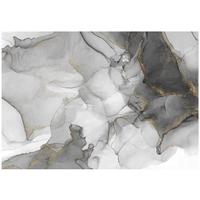 FOTOTAPETE Marmor Abstrakt Grau 368x254 cm - Multicolor, Textil (368/254cm) - Wallarena