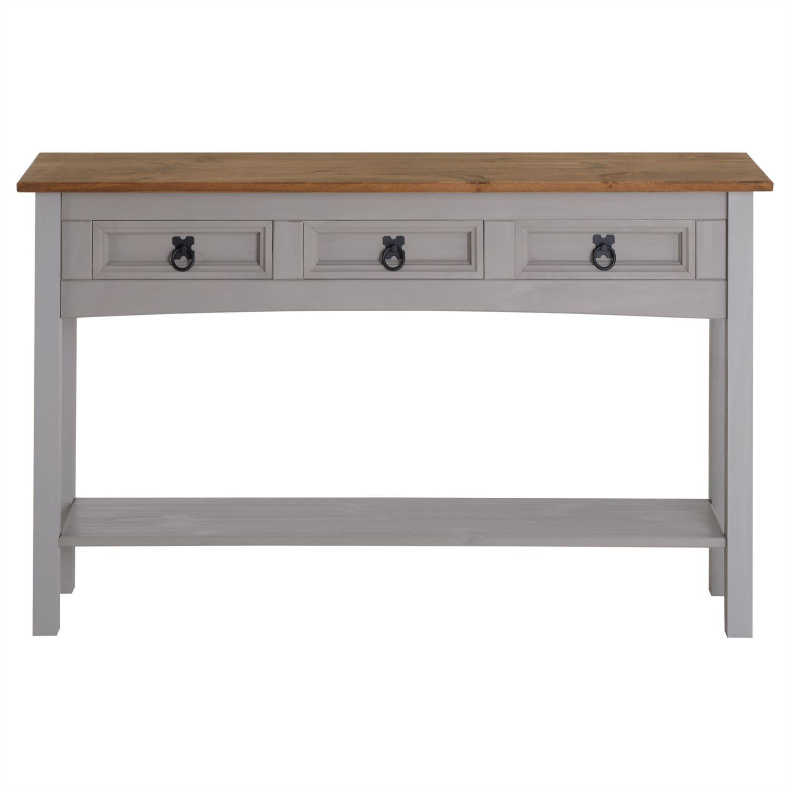KONSOLENTISCH RAMON graubraun - Graubraun, Holz (32/122/73cm) - CARO-Möbel