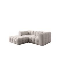 ECKSOFA Solvie Xs In Moly - Creme, Holzwerkstoff/Textil (193/239cm) - Fun Möbel