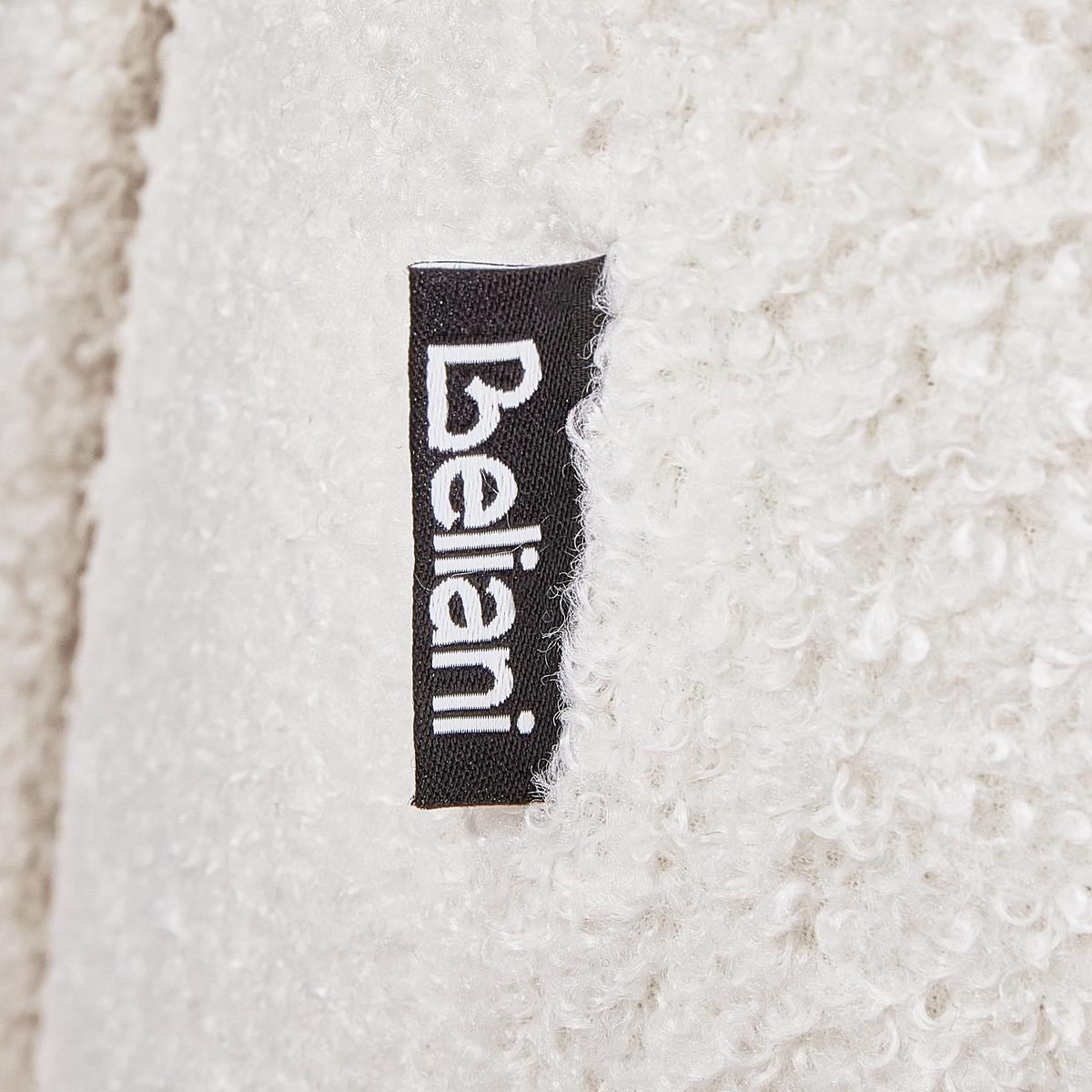 SESSEL Weiß Alvesta - Schwarz/Weiß, Textil (73/92/79cm) - Beliani