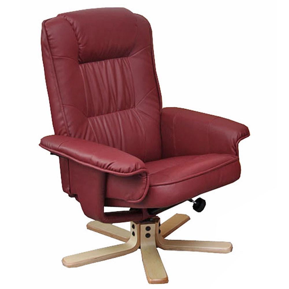 RELAXSESSEL Bordeaux - Bordeaux, Textil (80/100/70cm) - MCW