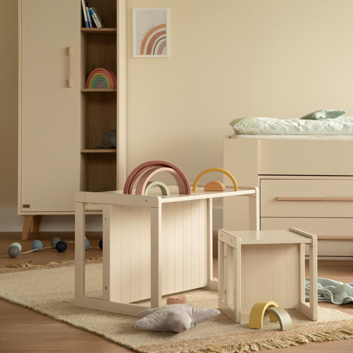 SITZBANK/ TISCH - Kaschmir, Holzwerkstoff (61/44/44.5cm) - Roba