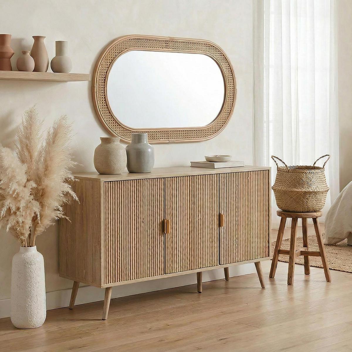 SIDEBOARD ALMA Eiche - Eichefarben, Holzwerkstoff (120/76/40cm) - IDIMEX