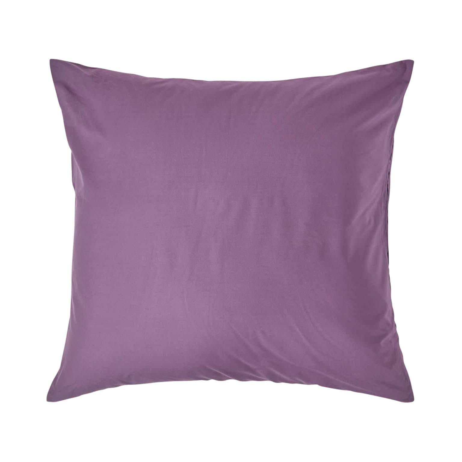 KISSENBEZUG Perkal, Ägyptische Baumwolle, Fadendichte 200 - Lila, Textil (80/80cm) - Homescapes