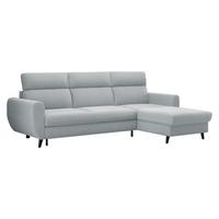ECKSOFA Torro Mini, Seite: Rechts - Hellgrau, Holz/Textil (258/168cm) - MIRJAN24