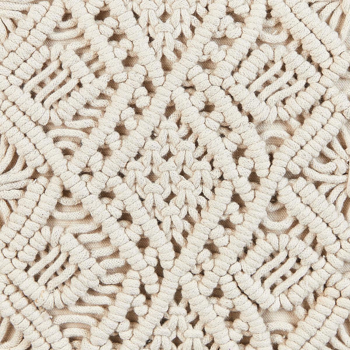 DEKOKISSEN 2er-Set Hellbeige 45/45 cm Pattan - Beige, Textil (45/45cm) - Beliani