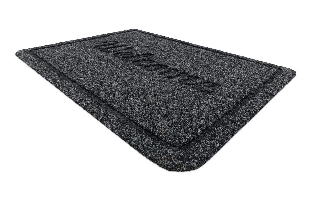 TÜRMATTE WELCOME 2098 50/80 cm - Grau, Textil (50/80cm) - rugsX