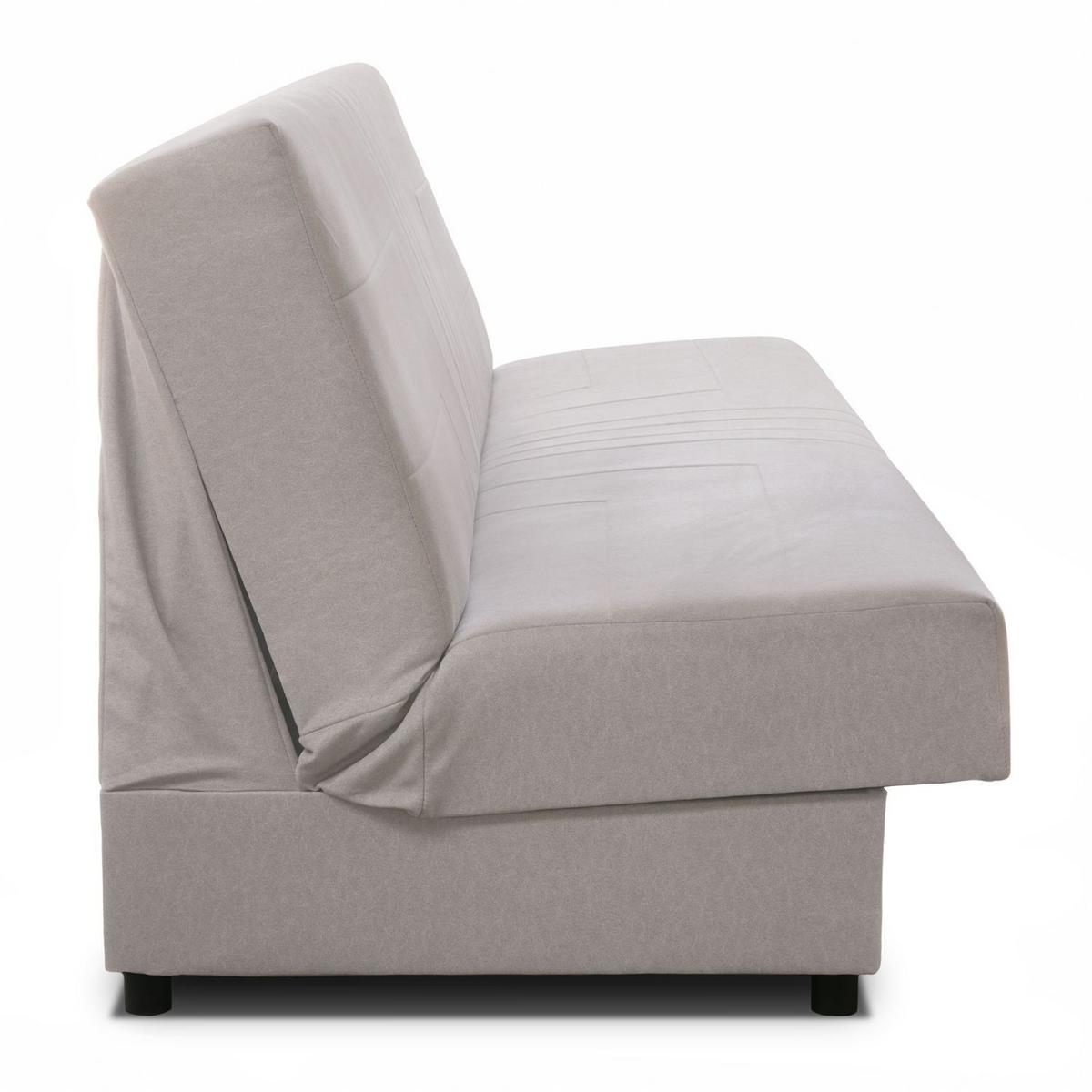 SCHLAFSOFA VERO II mit Schlaffunktion Castel 04 - Beige, Textil (191/88/90cm) - Lookway