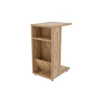ROLLREGAL mit Stauraum 30/40/63 cm - Beige, Holzwerkstoff (30/40/63cm) - Calicosy