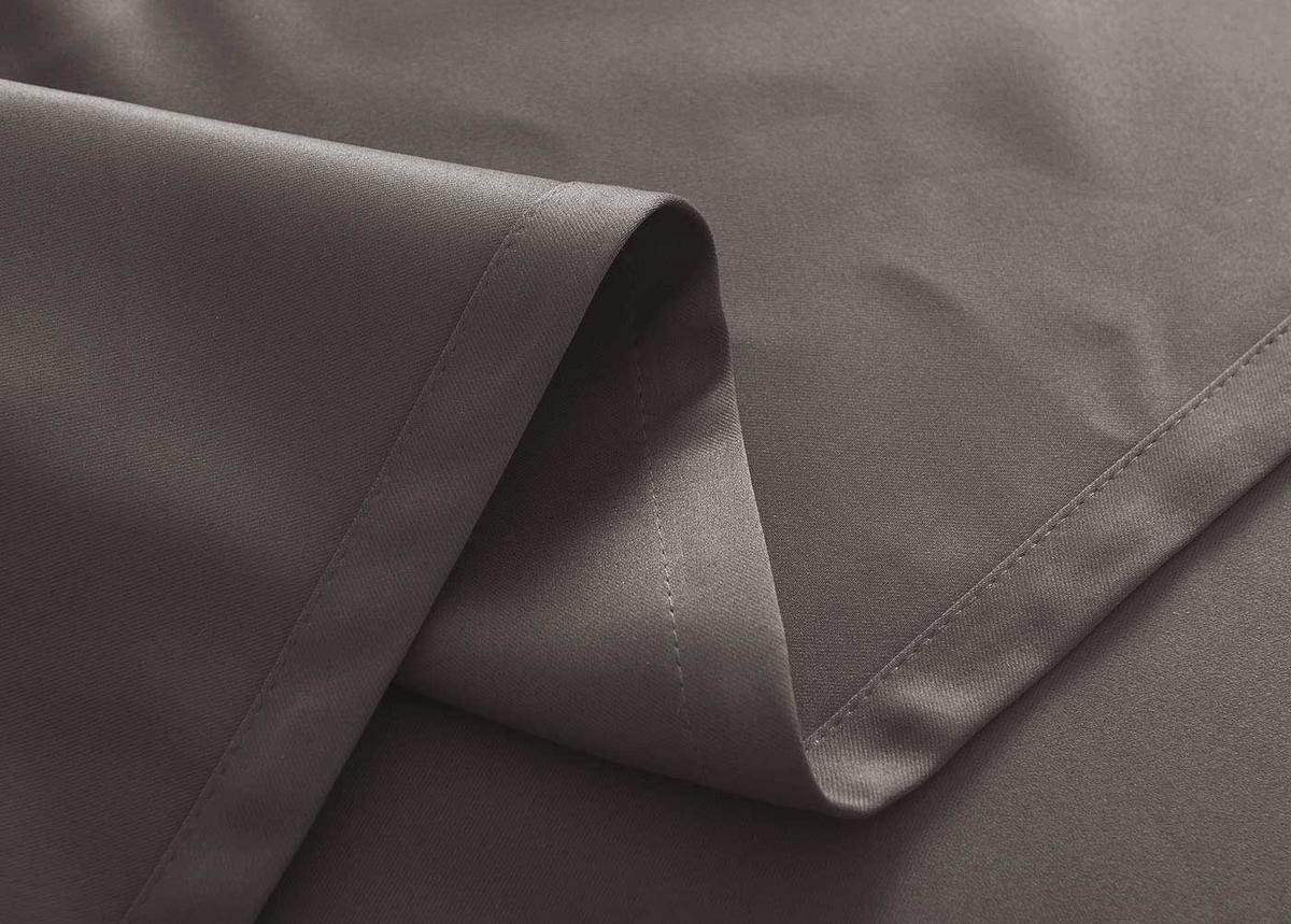 VORHANG 2ER SET NEWYORK HxB 225x140 cm Taupe - Taupe, Textil (140/225cm) - Gardinenbox
