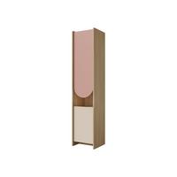 KINDERREGAL Lexi 2D 04 L / P, Seite: Links - Eichefarben/Rosa, Holzwerkstoff (44/198/40cm) - MIRJAN24