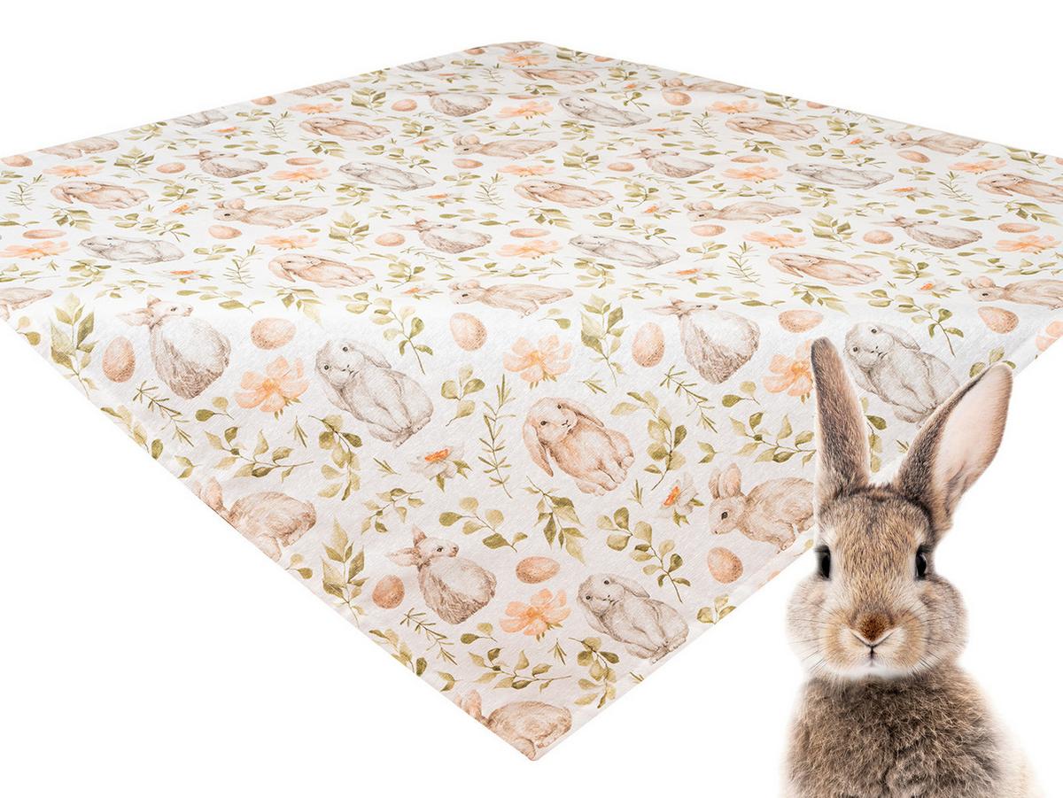 MITTELDECKE Hoppel 80/80 cm - Taupe/Beige, Textil (80/80cm) - beties Heimtextil