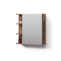 SPIEGELSCHRANK Fucino Oldstyle 62 x 64 cm - Braun, Holzwerkstoff (62/64/20.8cm) - Livinity®