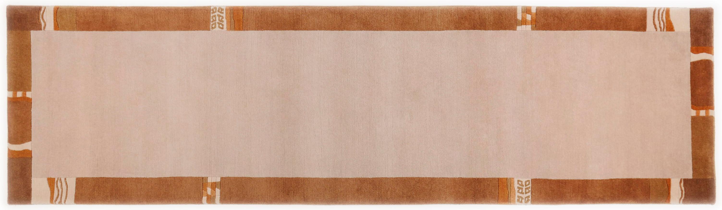 WOLLTEPPICH Avanti 80x300 cm - Sandfarben, Textil (80/300cm) - THEKO
