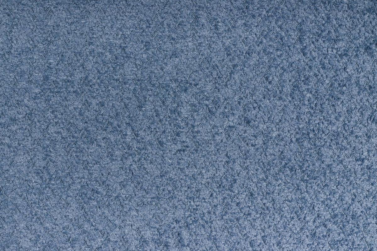 POLSTERBETT Arles 140/200 cm Boucle-Stoff - Blau/Hellbraun, Holz/Textil (140/200cm) - S-Style Möbel