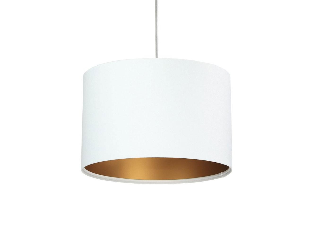 HÄNGELEUCHTE Gold 30/20 cm - Goldfarben/Weiß, Kunststoff (30/0.45/20cm) - ONZENO
