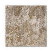 GLASPLATTE für Kamin 60x60 cm - Beige, Glas (60/60/0.4cm) - TULUP