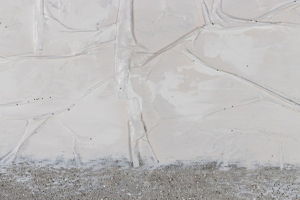 ACRYLBILD HANDGEMALT 70/100 cm - Grau, Holz/Textil (70/100cm) - KUNSTLOFT