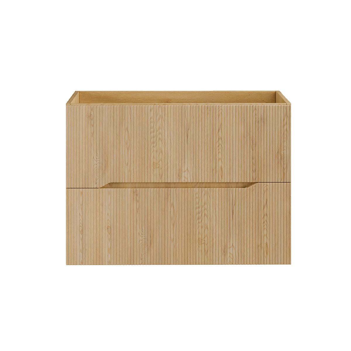 WASCHTISCHUNTERSCHRANK 80.2cm Isaline Helle Eiche - Braun, Holzwerkstoff (80.2/57/46cm) - Petits-meubles