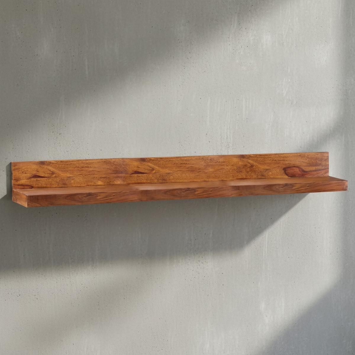 WANDREGAL NAKO Massivholz Flexibles Design Landhausstil, Braun 160x24x17 cm - Braun, Holz (160/17/24cm) - KADIMA DESIGN