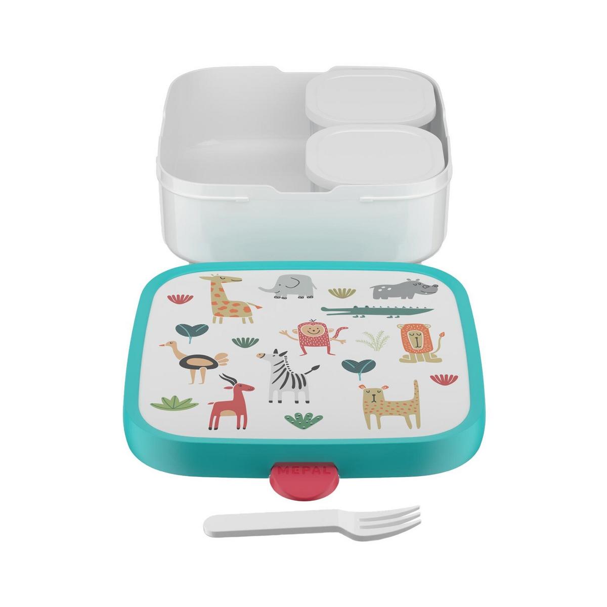 BROTDOSE XL Campus (2025) Animal Friends 1,3 l - Multicolor, Kunststoff (18.2/6.1/18.2cm) - Mepal