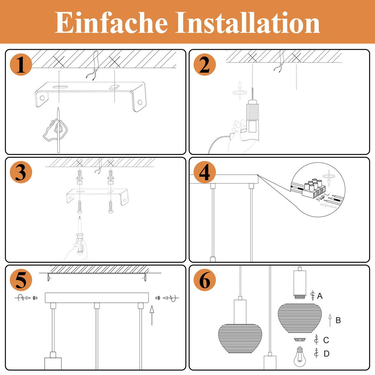 PENDELLEUCHTE Xanthe 25/25/120 cm - Braun, Metall (25/25/120cm) - ZMH