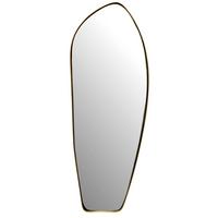 WANDSPIEGEL Asymmetrisch Metall Gold 33x90 cm Modern - Goldfarben, Glas (33/90/3cm) - KADIMA DESIGN