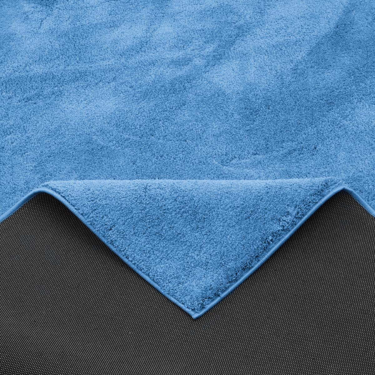 HOCHFLOR LANGFLOR SUPER SOFT TEPPICH SILKY - Blau, Textil (160/230cm) - Pergamon