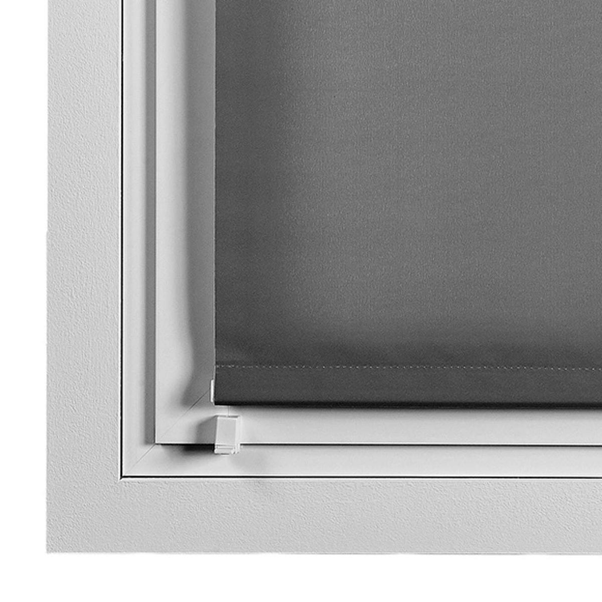 ROLLO Grau, 120 cm x 180 cm - Grau, Kunststoff (120/180cm) - STORESDECO