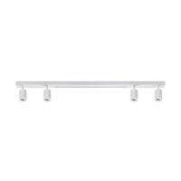 DECKENLEUCHTE Boden 4-flammig 110/5/15 cm - Weiß, Kunststoff (110/5/15cm) - Nettlife