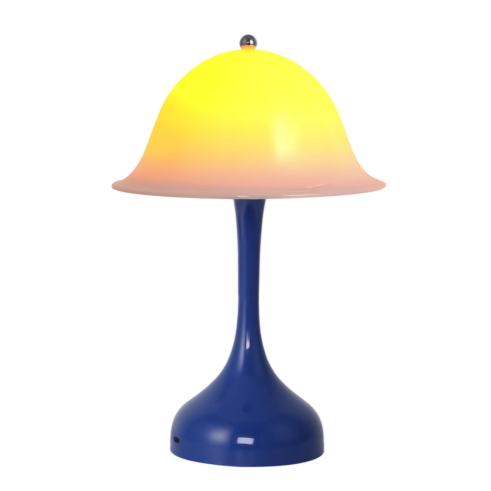 LED-TISCHLEUCHTE BRUNO Ⅲ 25/9/16 cm - Blau, Metall (25/9/16cm) - Nettlife