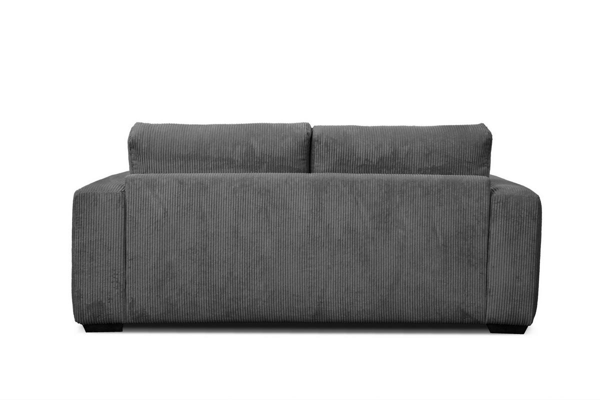 SOFA OLI 3-Sitzer, dunkelgrau - Dunkelgrau, Holz/Textil (208/91/108cm) - Wozimo