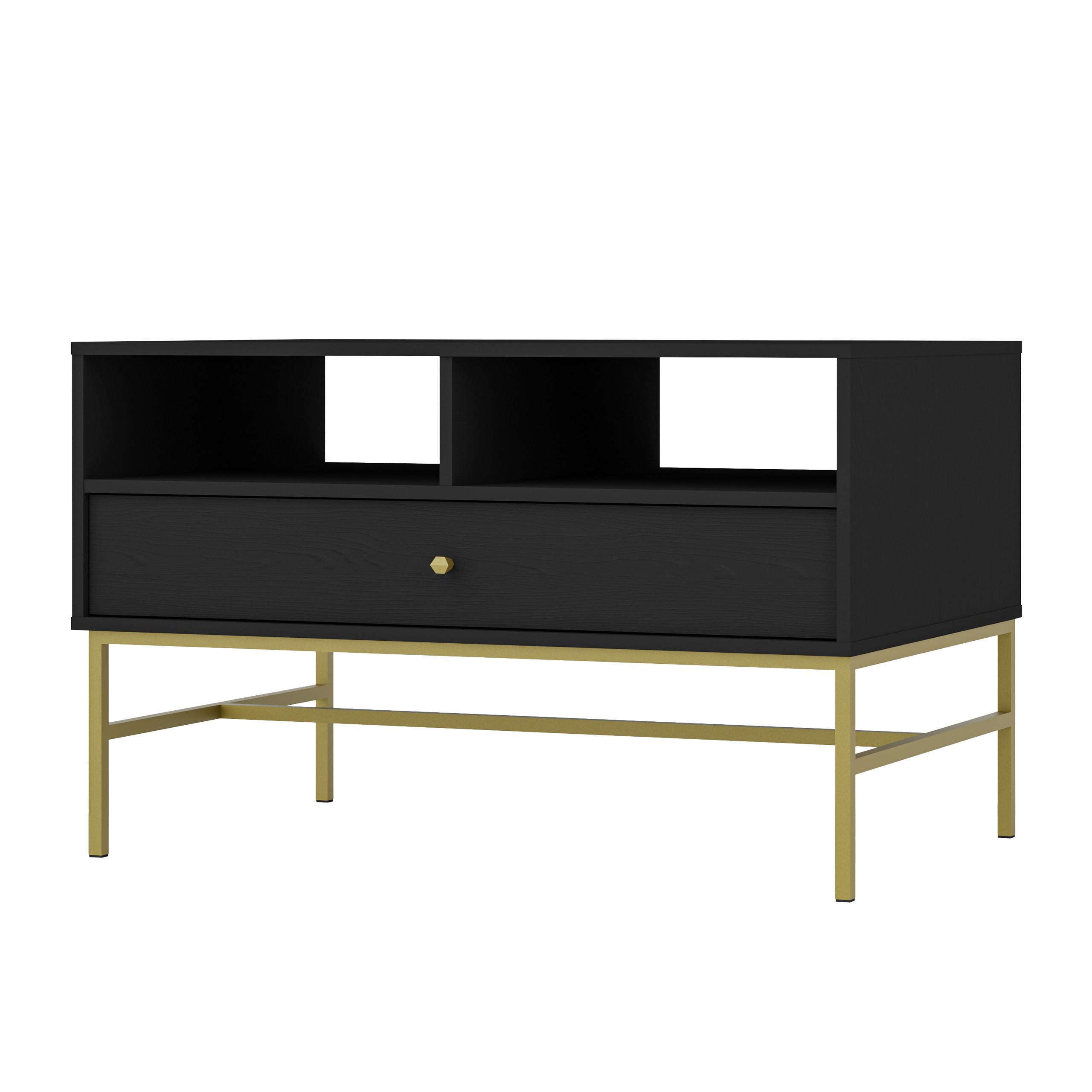 COUCHTISCH TORINO 100,2/62,5/65 cm Graphitfarben - Graphitfarben, Holzwerkstoff (65/100.2/62.5cm) - MASSENO