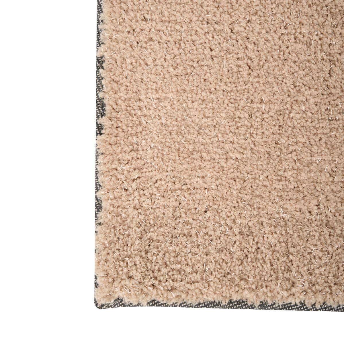 SHAGGY-TEPPICH Sandbeige 200/300 cm Demre - Sandfarben/Beige, Textil (200/300cm) - Beliani
