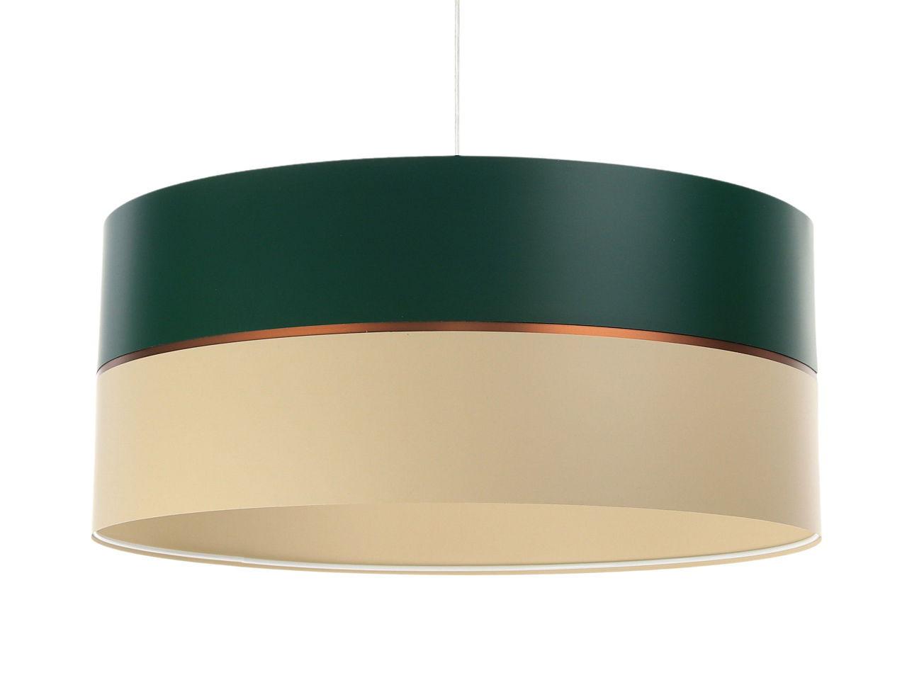 HÄNGELEUCHTE Grün 60/21 cm - Beige/Grün, Kunststoff (60/1.1/21cm) - ONZENO