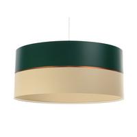 HÄNGELEUCHTE Grün 40/21 cm - Beige/Grün, Kunststoff (40/0.6/21cm) - ONZENO